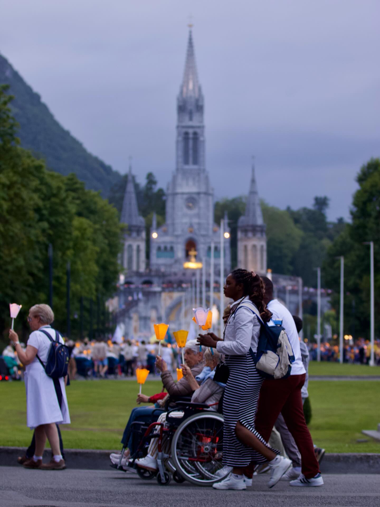 Les ados à Lourdes
