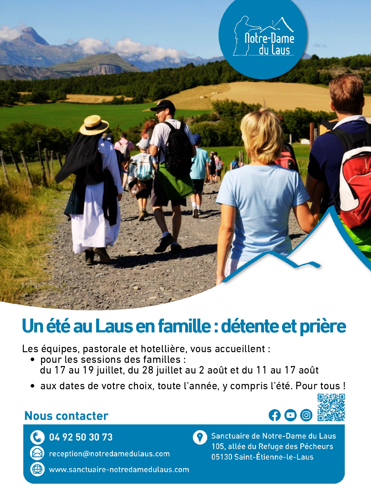 Sessions familles au Laus